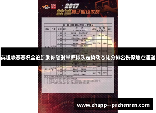 英超联赛赛况全追踪助你随时掌握球队走势动态比分排名伤停焦点速递